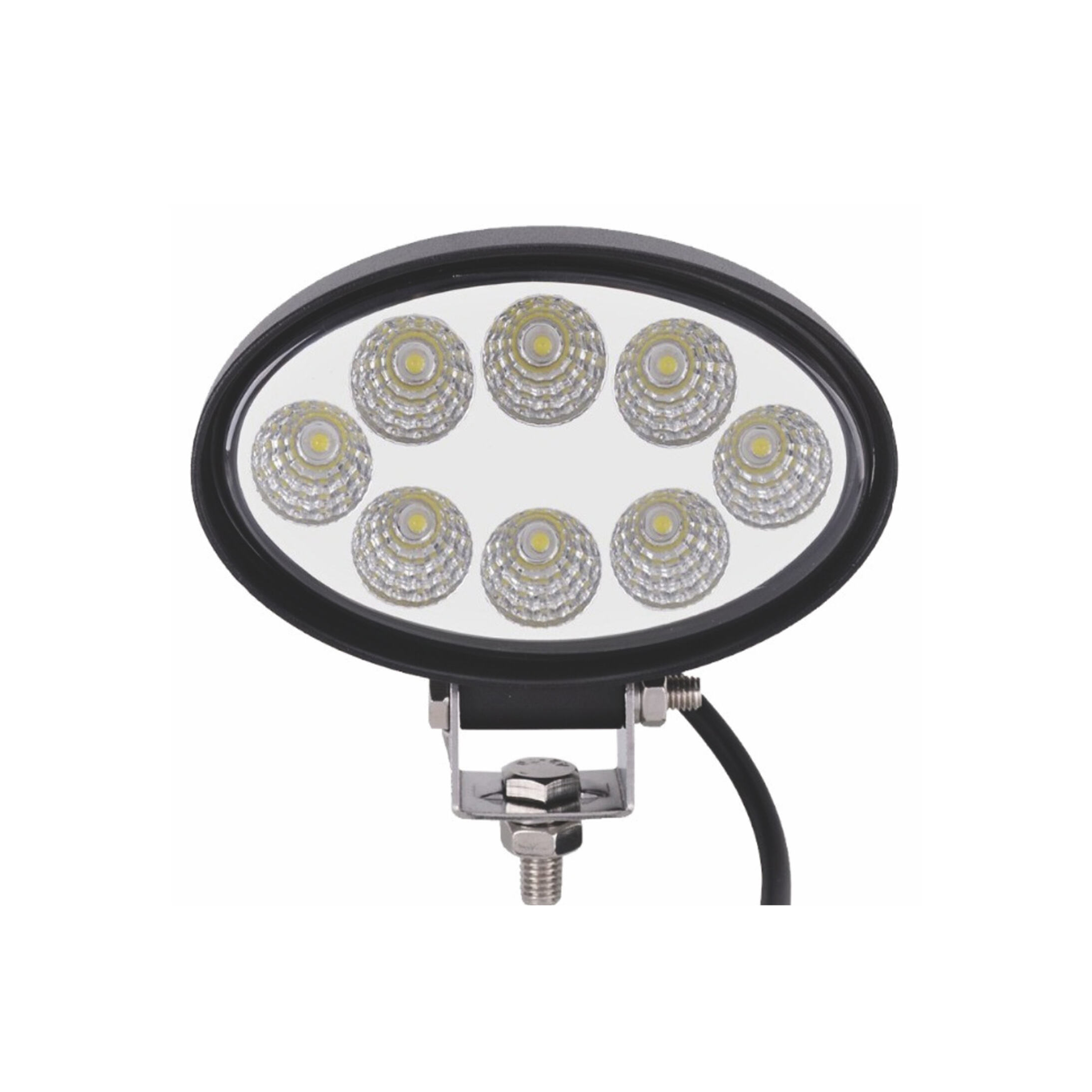 5.6Inch 24W Oval Spot Flood LED Work Light For Offroad Jeep SUV ATV Truck