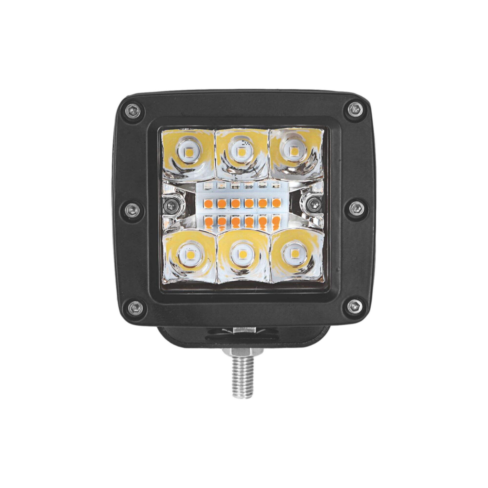 3 Inch 18W Dual Color Auto Cube Spot Flood LED Work Light