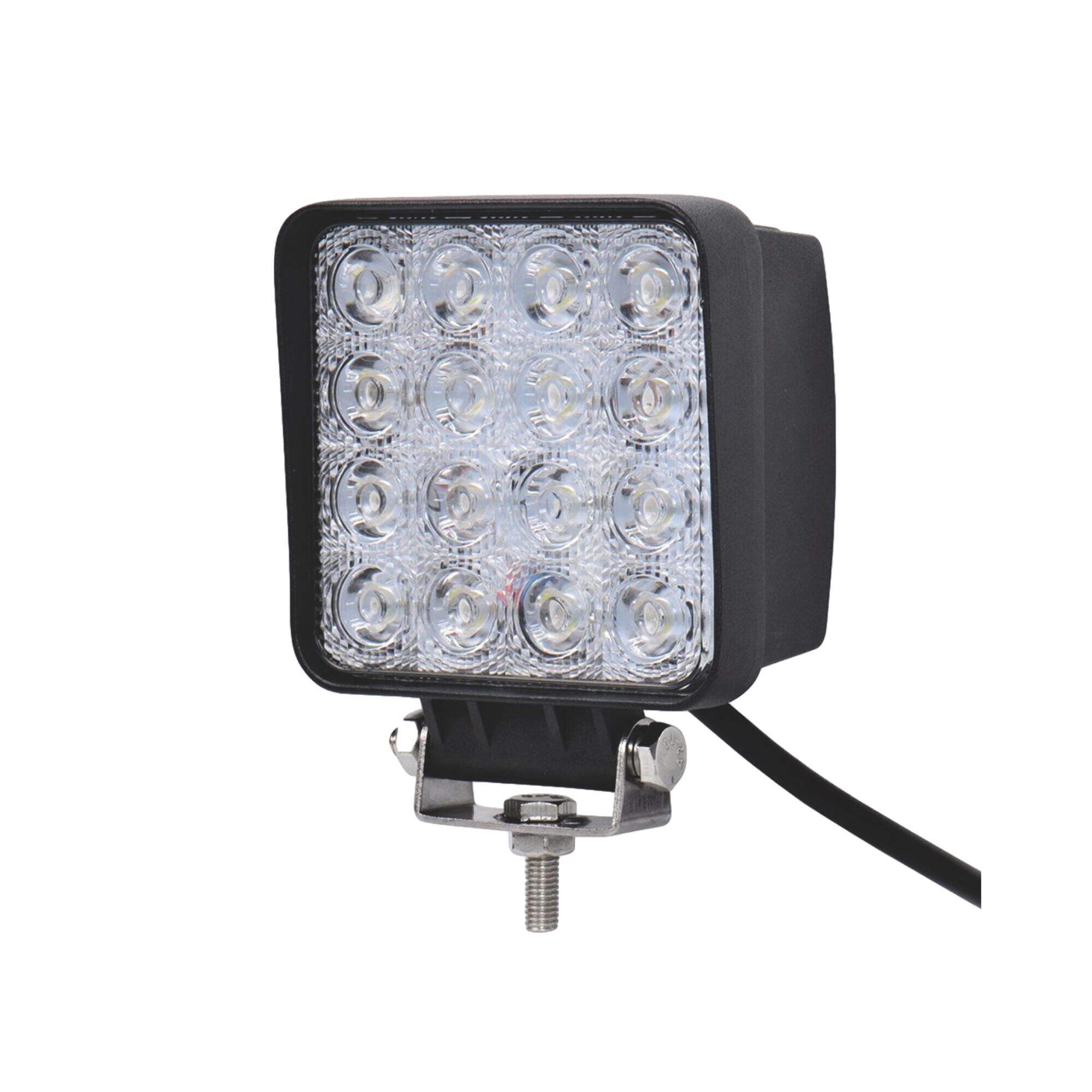 4.5Inch 48W Square Spot Flood LED Work Light For Offroad Jeep SUV ATV Truck