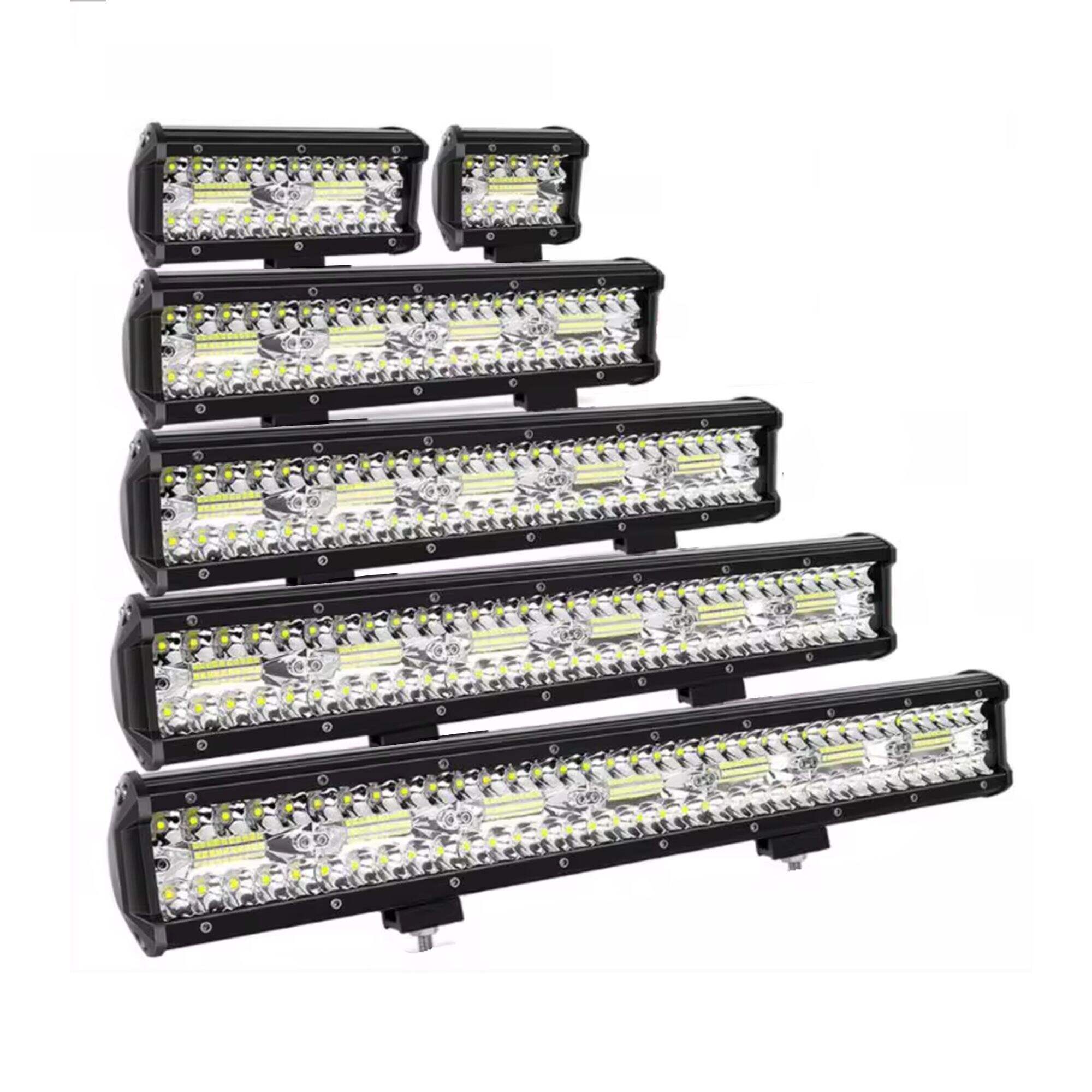 White and Yellow Strobe LED Light Bar for Jeep ATV SUV UTV Truck