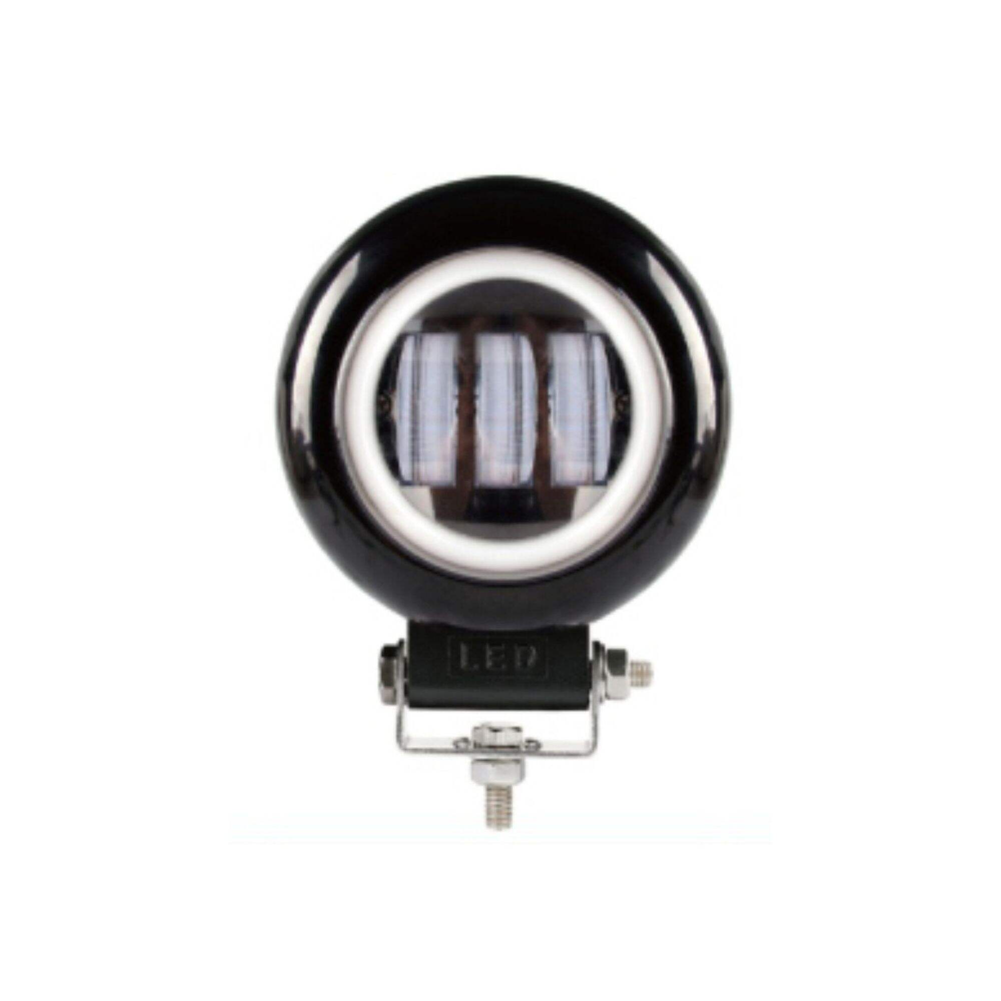 6Inch 18W რაუნდ Angle Eye Flood LED სამუშაო სითხი Offroad Jeep SUV ATV Truck