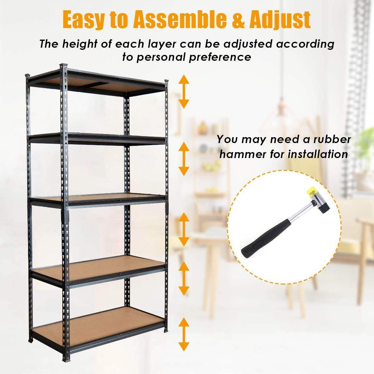 Safety when Garage Storage using Racks