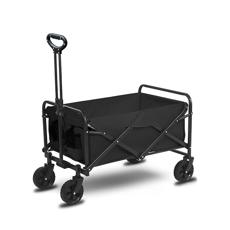 MINI Heavy Duty Folding Wagon Portable Beach Cart Large Capacity Collapsible Foldable Wagon