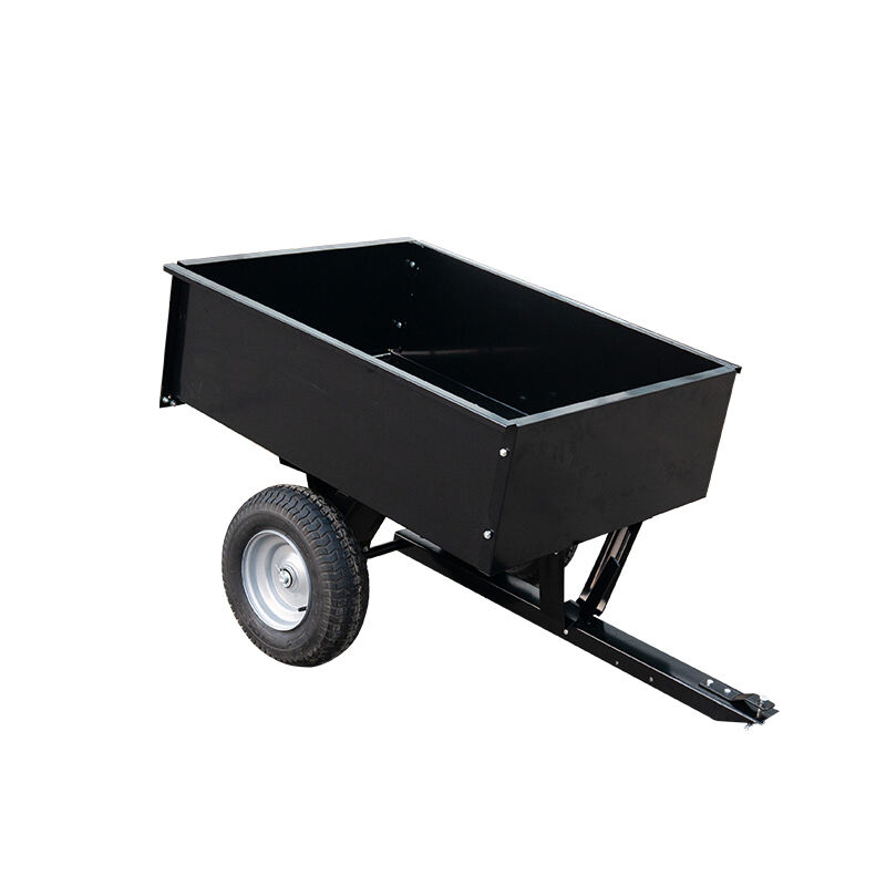 Vrtna kiperska čelična izdržljiva kolica za velike terete, kamion za sve terene, auto, farma, prikolica za deponije, ATV