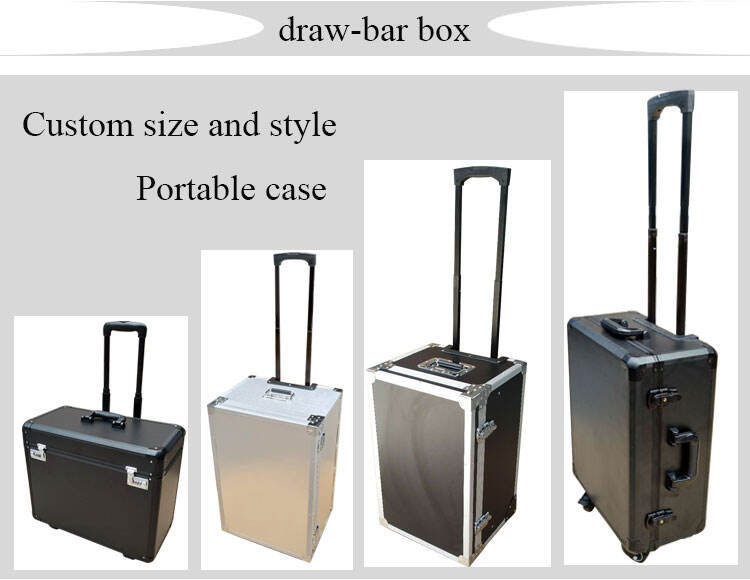 Portable Aluminium Briefcase Case Laptop or Business Storage Attache flight Case factory