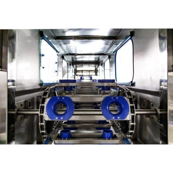 Precision filling and capping for 3-5 gallon containers with our advanced machine.