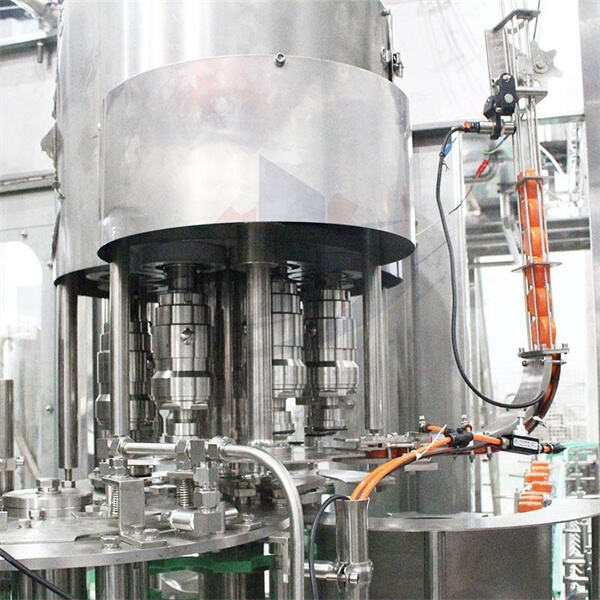 Mesin pengisian, pencucian, dan penutupan botol otomatis untuk meningkatkan produktivitas