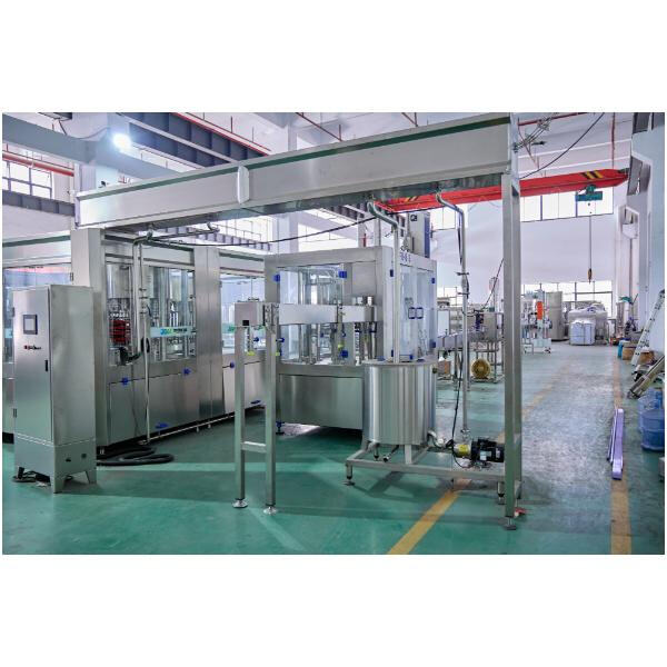 Streamlined process with water filling plant machine technology