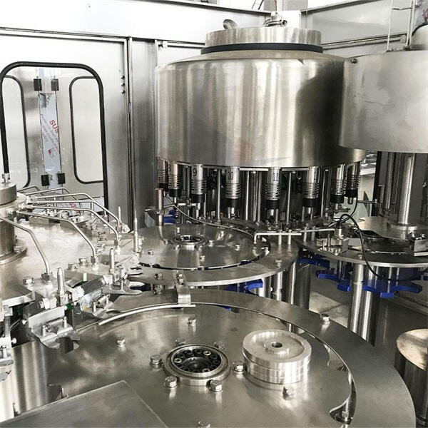 A Máquina de Enchimento de Garrafas Brilhando com Inovação