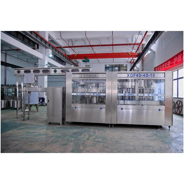 Línea de producción optimizada para el envasado de agua mineral