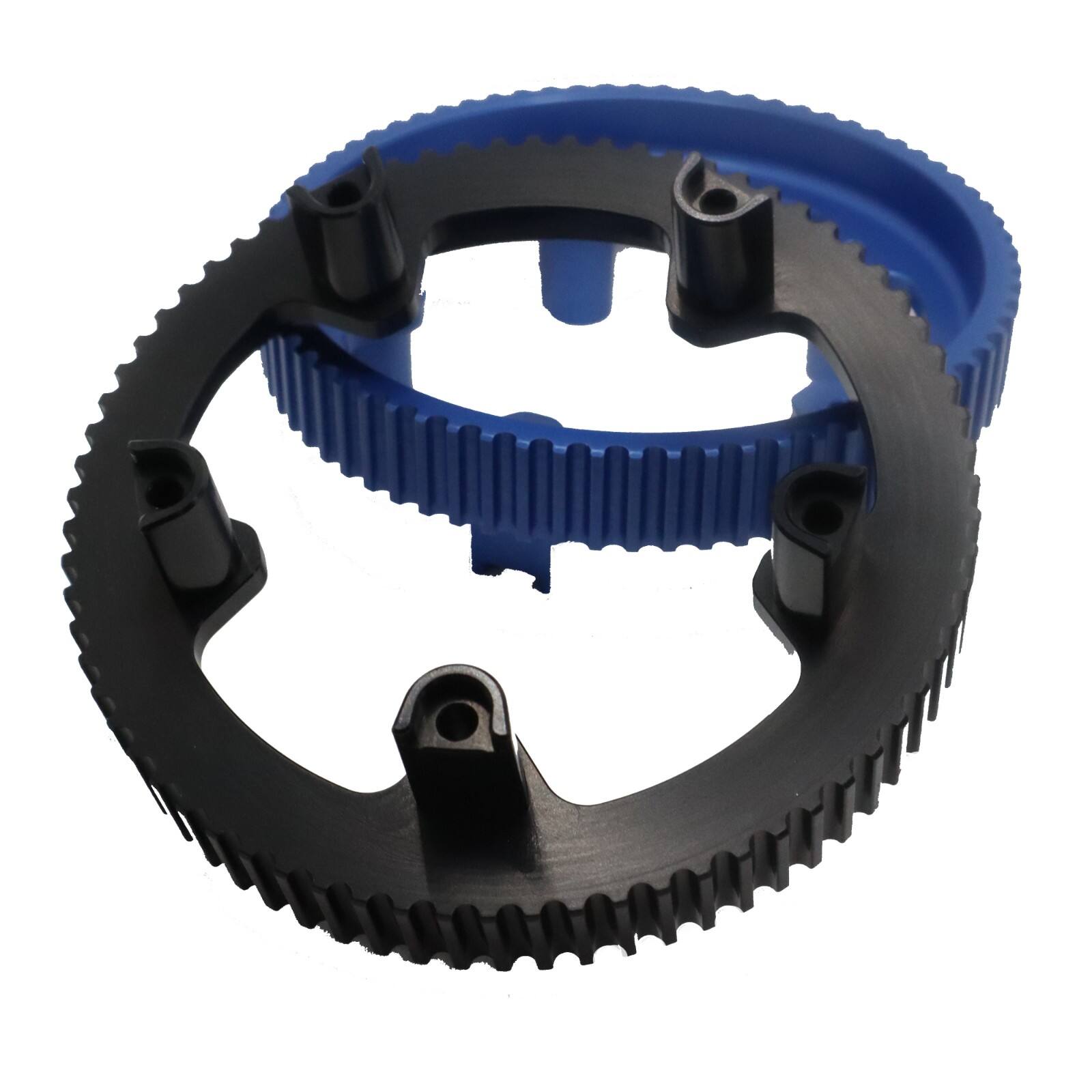 Elite Red, Blue, and Black Gear Wheel - High-Performance Multi-Colored Transmission Component for Precise Industrial Applications manufacture