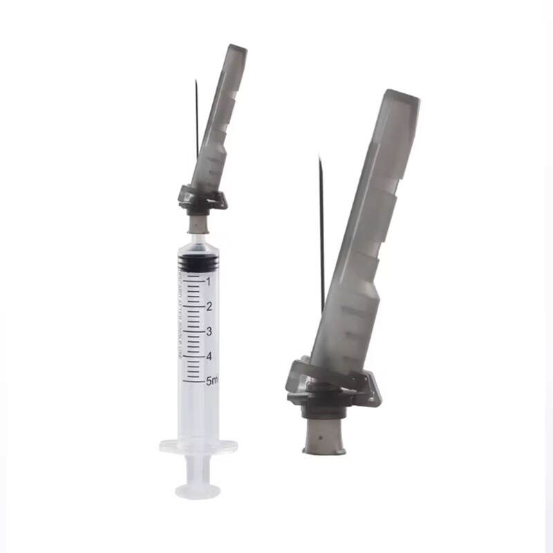 Disposable syringe with safety needle   customized