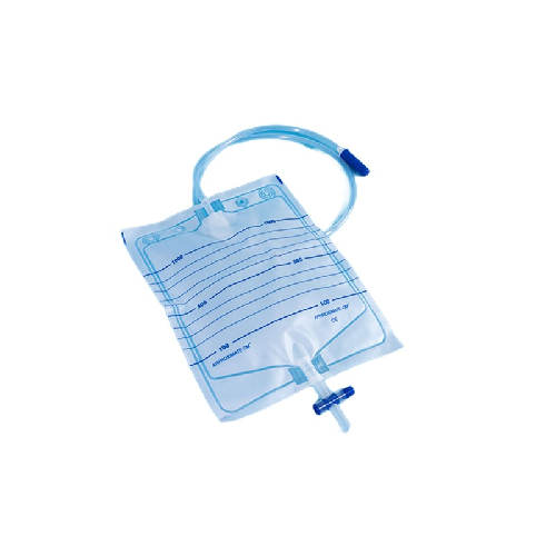 Medical Economic urine bag with push-pull valve, with screw valve, with Tvalve, without valve