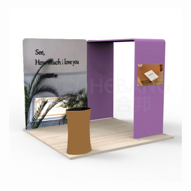 BOOTH 006-KZ1 Pop Up System 3x3m (10x10ft)