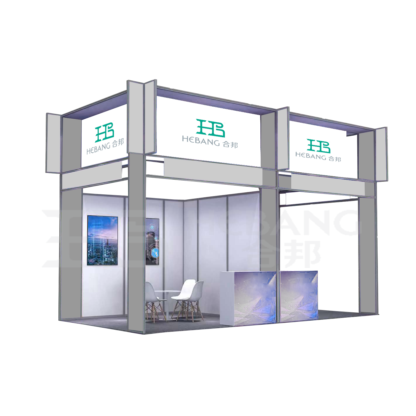 HB-BT019 Standard Booth System