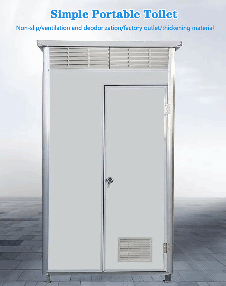 Ready To Use Prefab House Public Outdoor Bathroom Mobile Portable Toilet And Showers For Camping manufacture