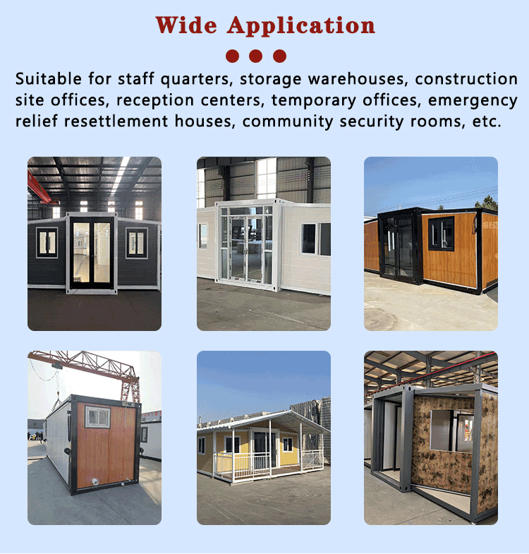 Factory direct sales Expandable Container House 40ft Luxury Container Foldable House China Foldable House details