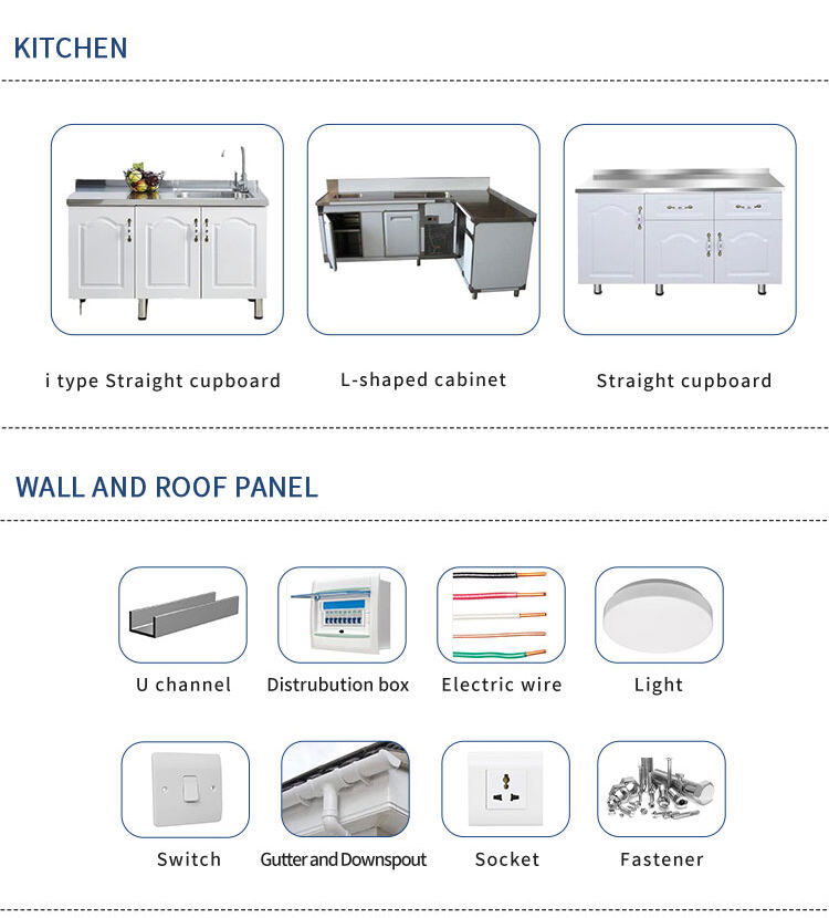 Cheap ready made portable cheap home manufacturer Detachable Living Room prefabricated home houses foldable container house manufacture