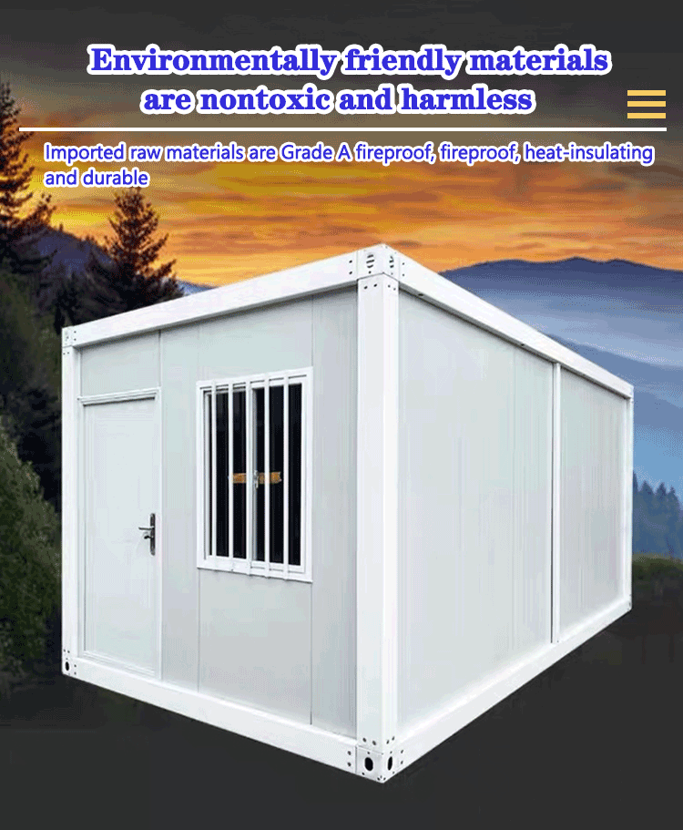 import 2 bedroom sandwich panel prefabricated flat pack homes buildings ready made prefab house free shipping price from china factory