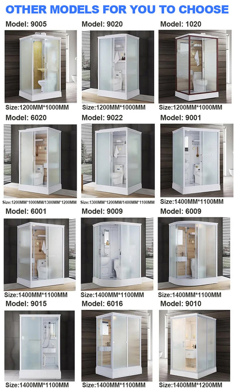 Prefabricated Bathroom Pod Integrated Shower Room Complete All-in-one Modular Bathroom supplier