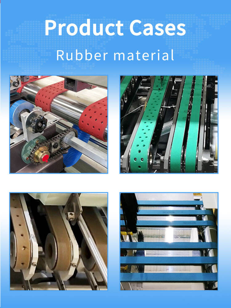 Transmission seamless folder feeder belts coated rubber flat belt details