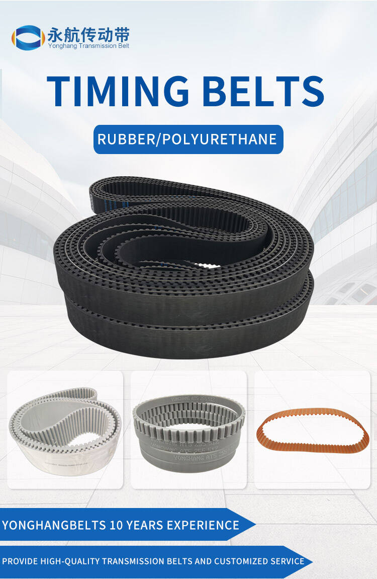 Open endless Rubber Timing Belts  factory