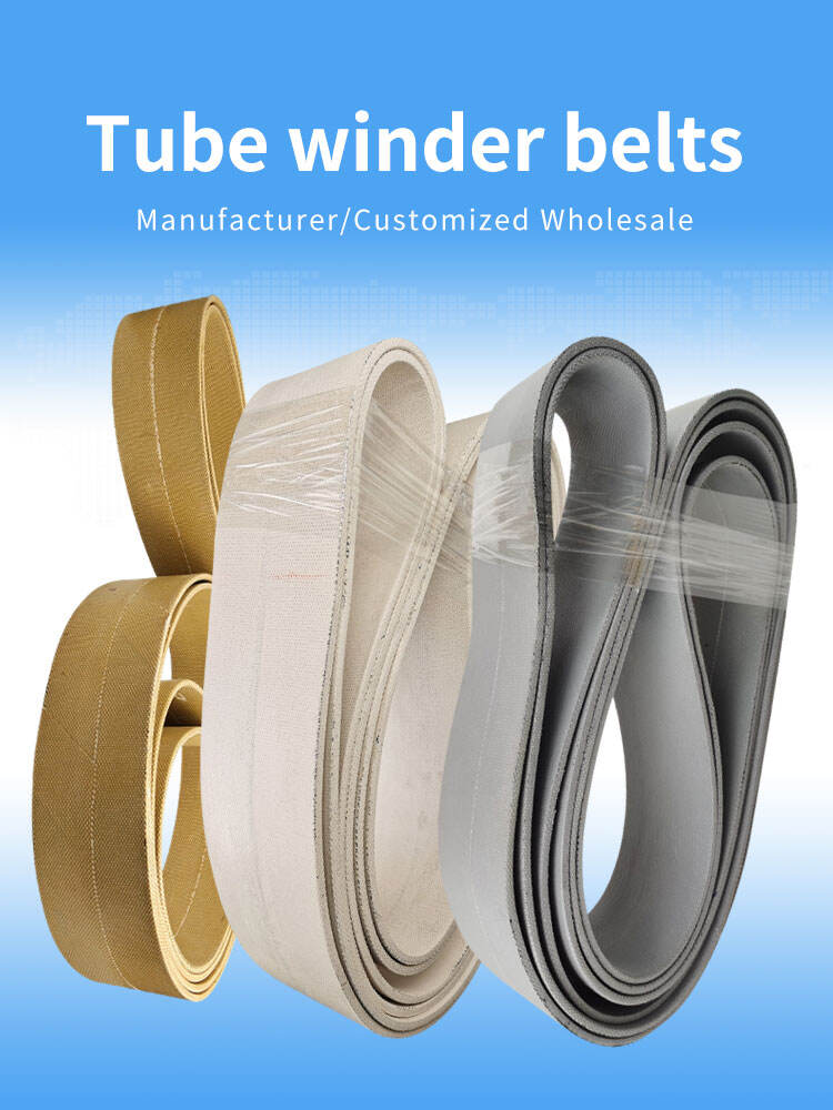 Tube winder belts manufacture