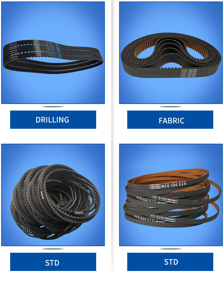 Open endless Rubber Timing Belts  factory