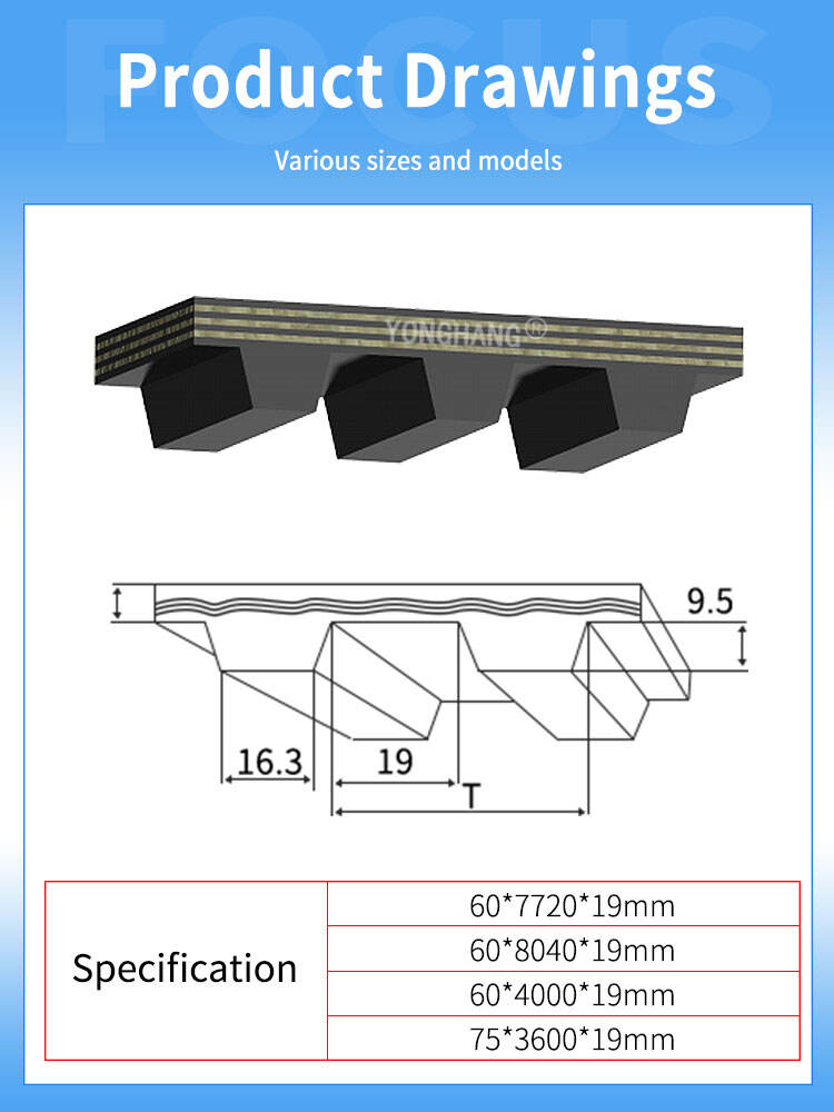Crop conveyor belts details