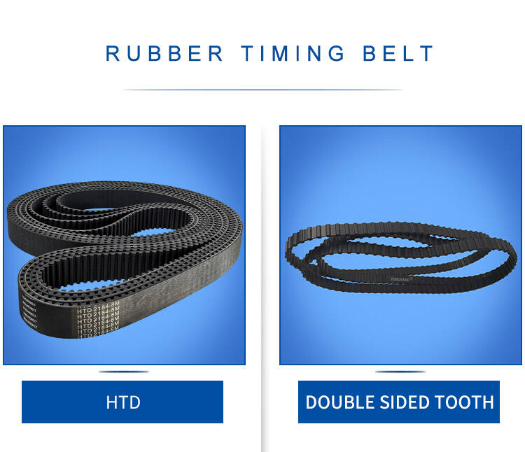 Open endless Rubber Timing Belts  details