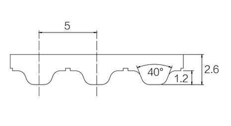 TT5 PU Timing Belts supplier