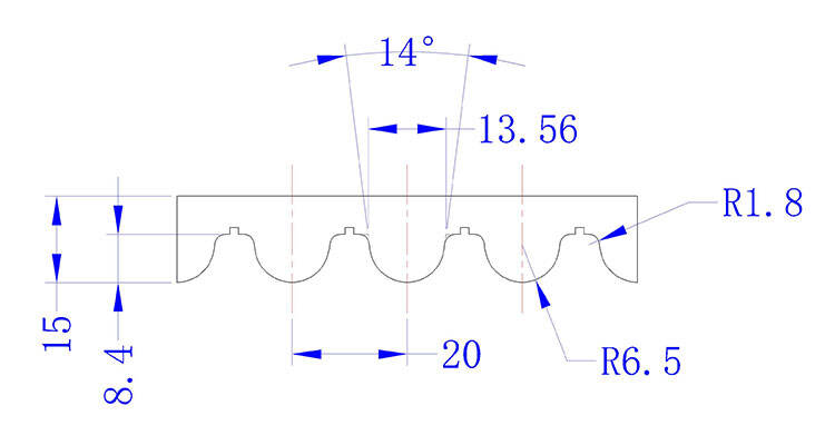 HTD20M PU Timing Belt details