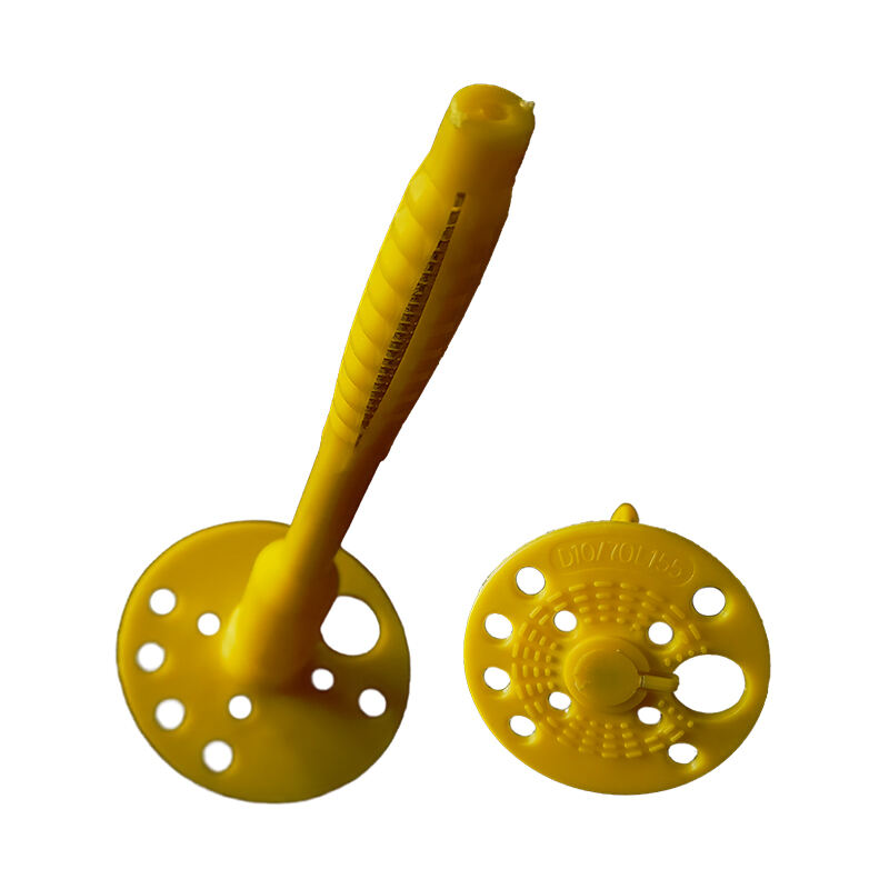 Rock wool thermal insulation fixing anchor 250mm 280mm with steel nail details