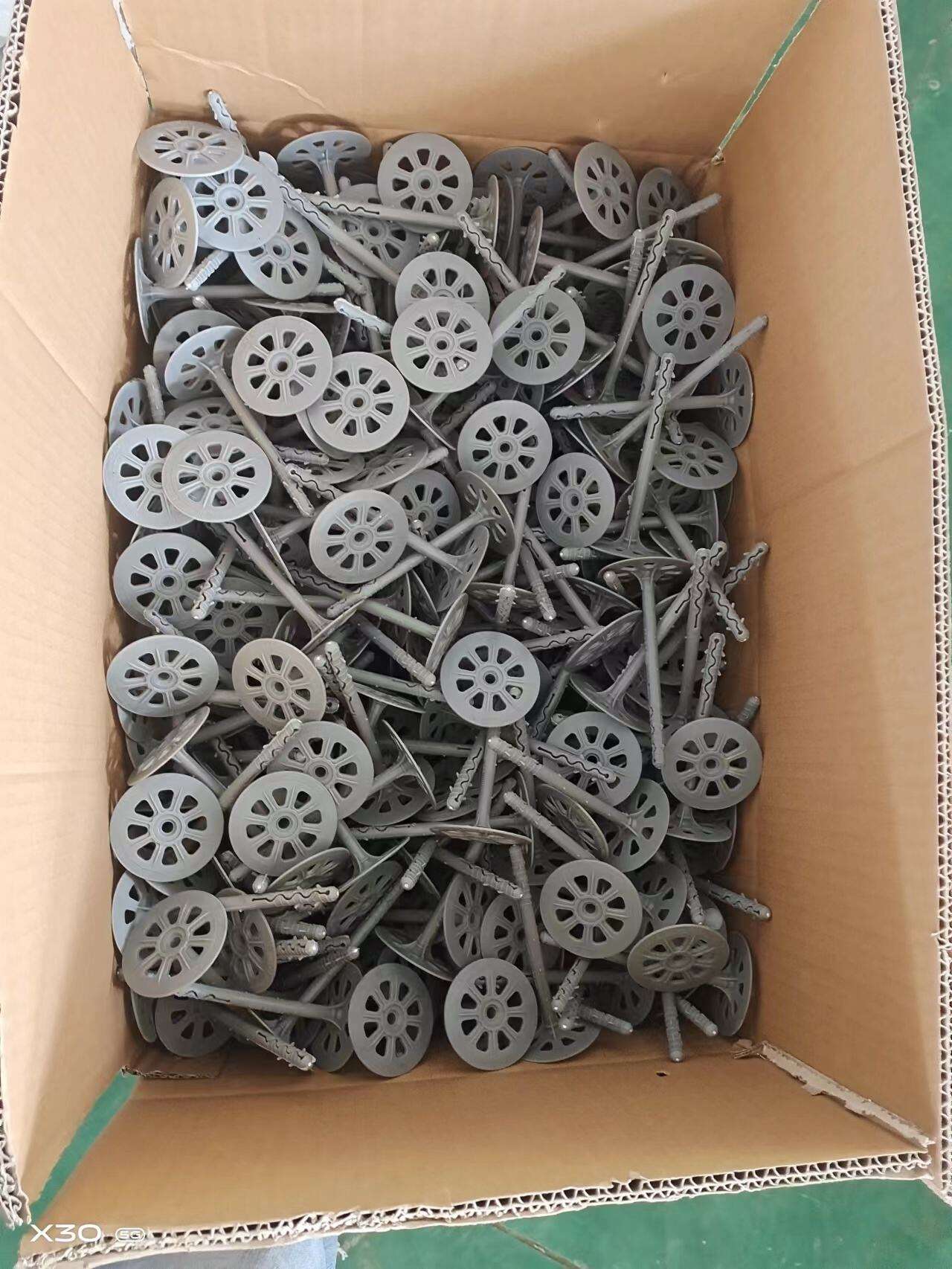 Used for building external wall heat insulation materials anchoring nails EPS board rock wool fixing insulation nail fastener supplier