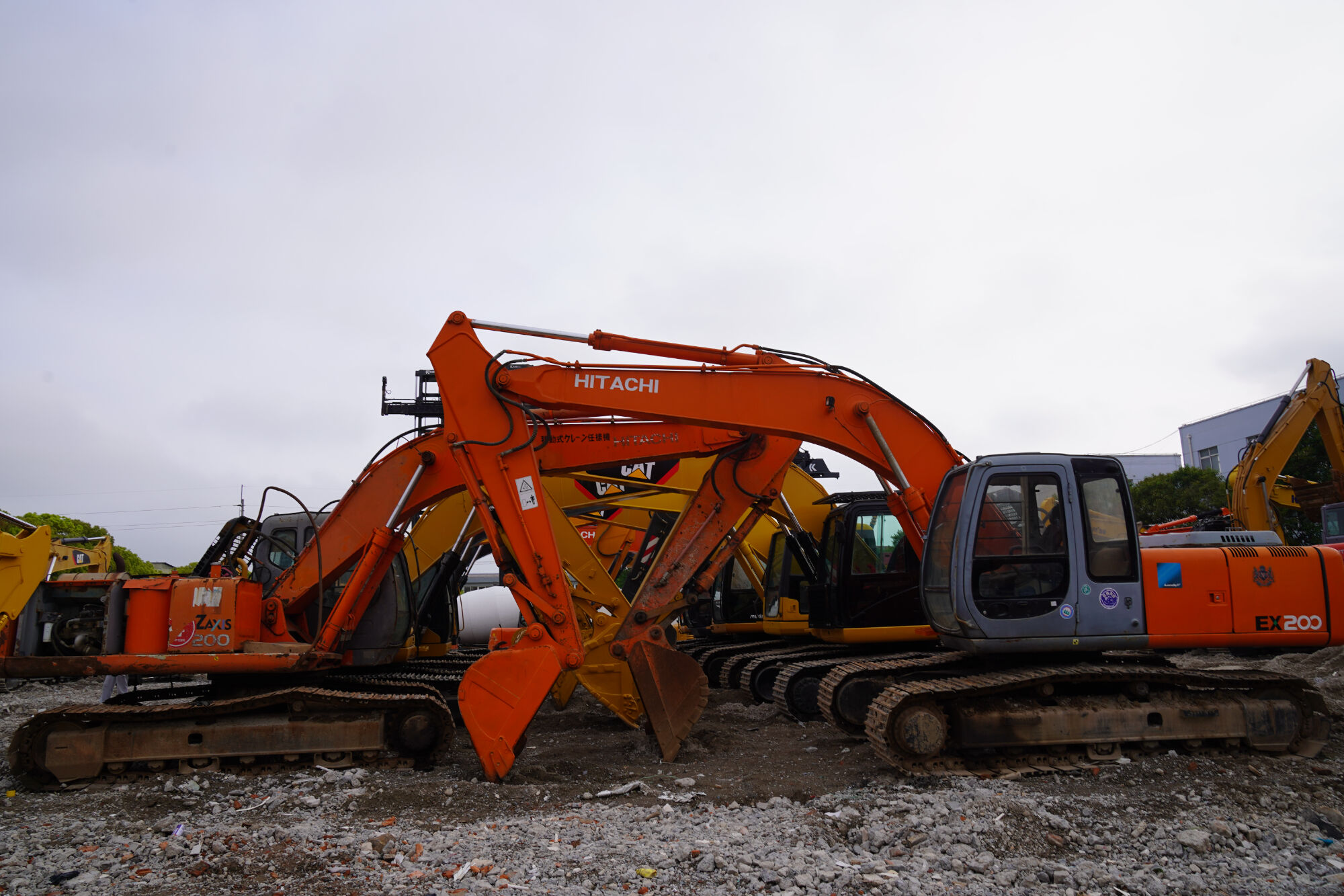 The use of excavators