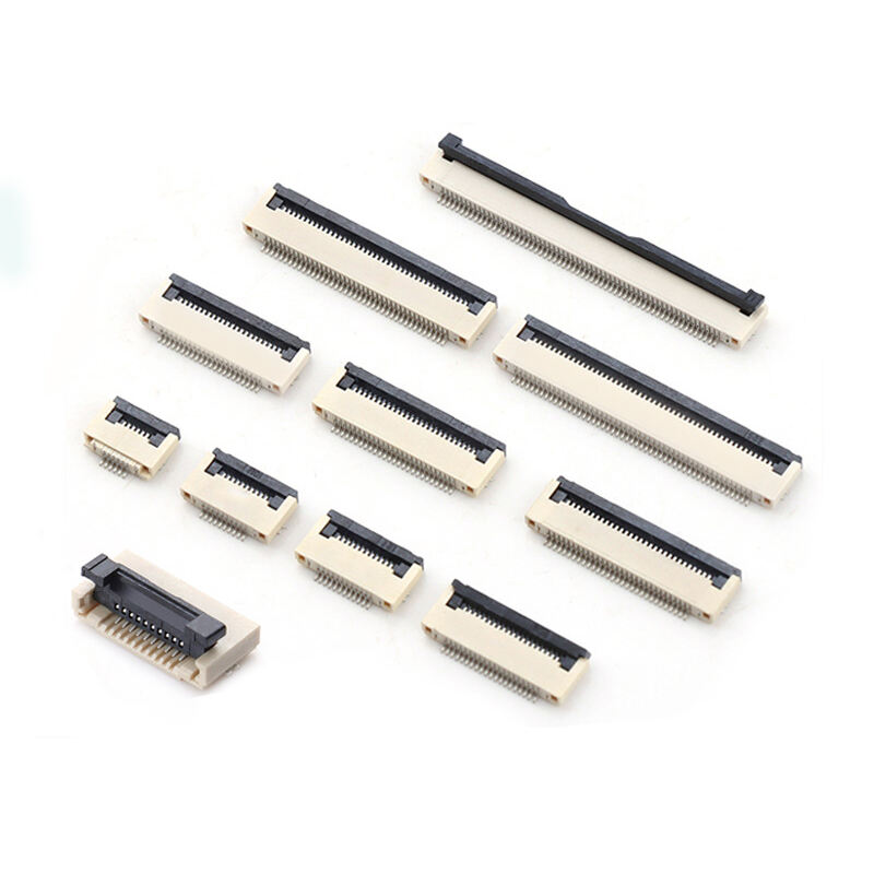 0.5mm pitch FPC FFC connector flip type bottom contact 4~30P