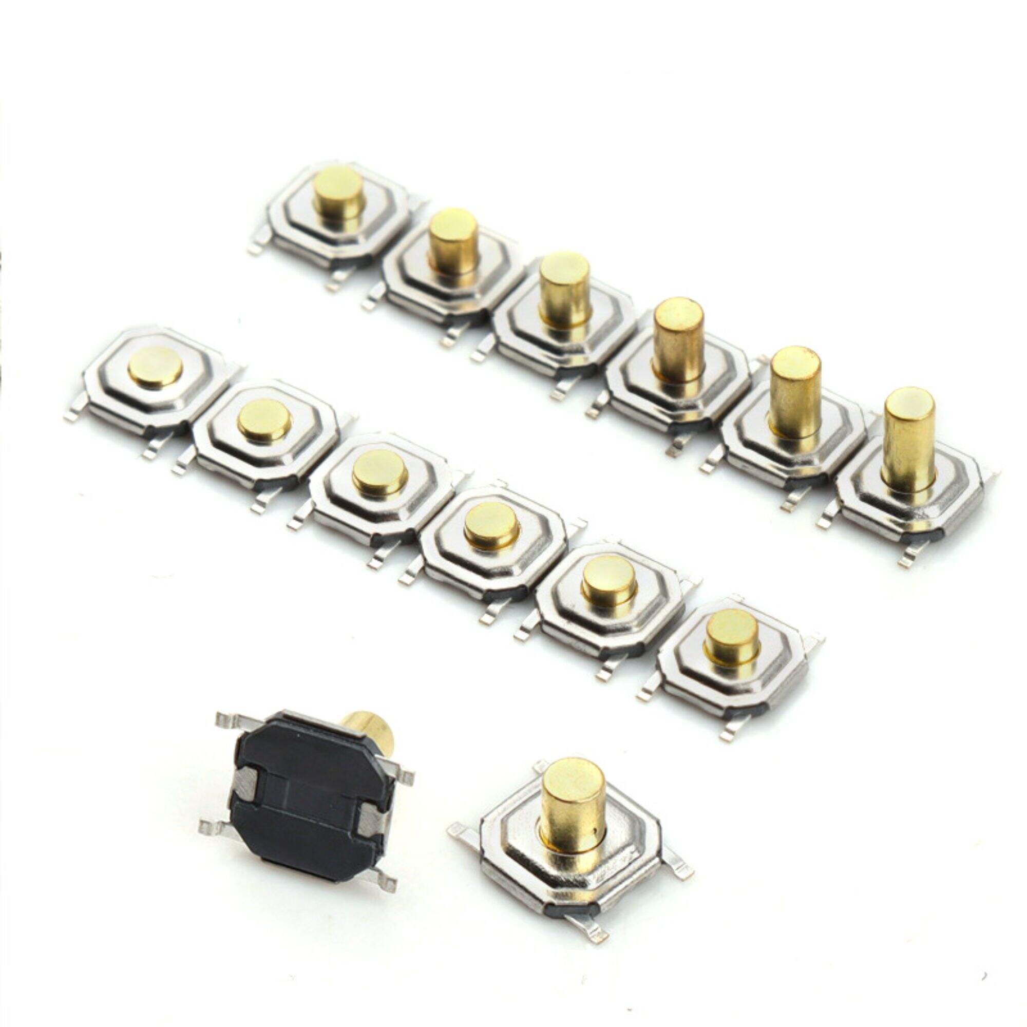 4*4*1.5mm Tact Switch smt Brass 4 pin micro tact switch 