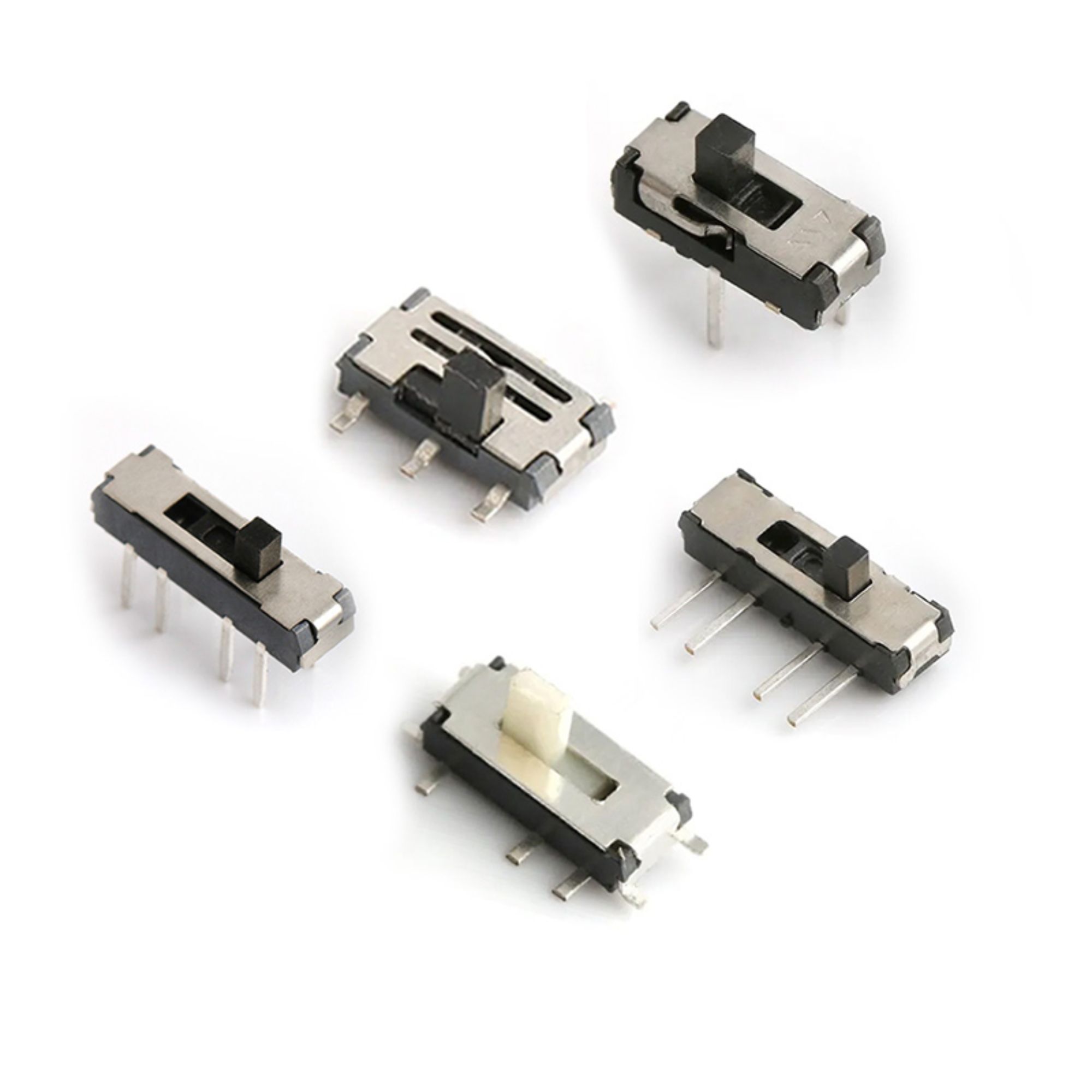 Mini slide switch 1P2T 2P3T 2P2T MSS slide switch