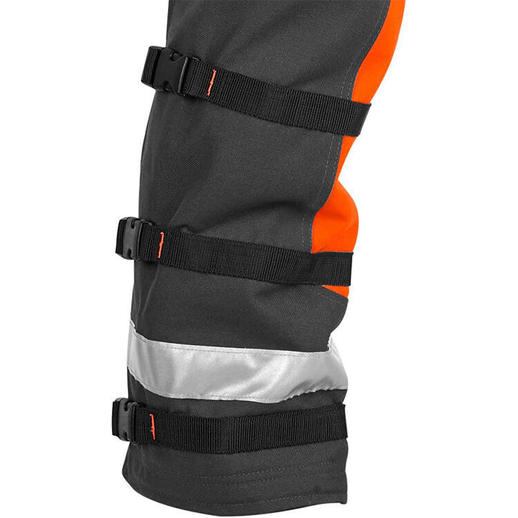 High Vis Chainsaw Pants Sturdy armor Forester Apron Style Orange Protection Leg Black Safety Technical Wrap Chainsaw Chaps Pants supplier