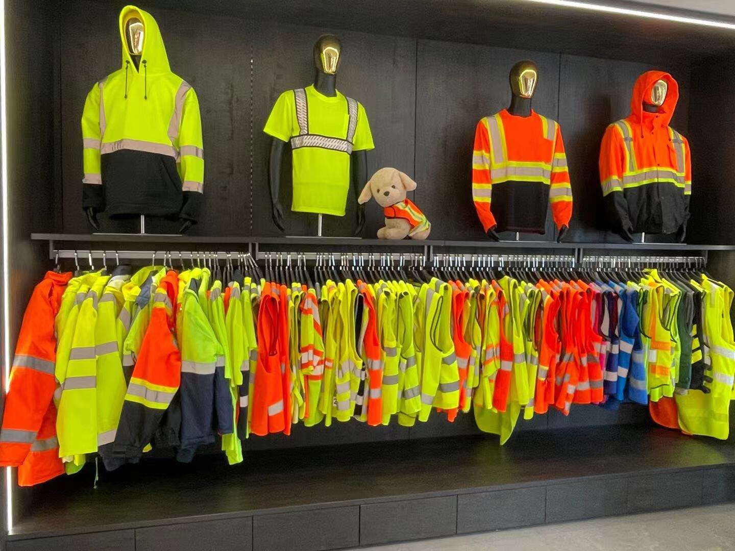 Hi Viz Vis High Visibility Polo Shirt Reflective Tape Safety Security Work Button T-Shirt Customized Polo Work Shirts factory