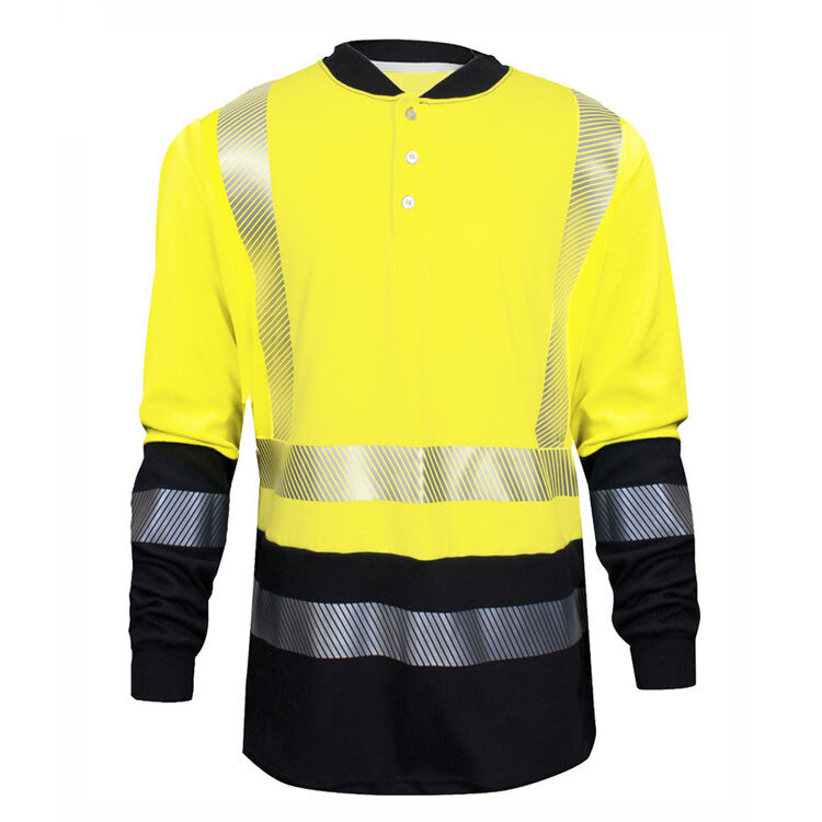 High Quality FR 100% Cotton Flame Retardant Shirt Long sleeve Sweatshirt Hi Vis Hoodie Fire Resistant Welding FR safety wear details