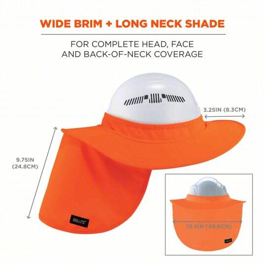 High Visibility Reflective Hard Hat Sun Shield Full Standard Brim Mesh Sunshade Reflective Helmet Brim manufacture