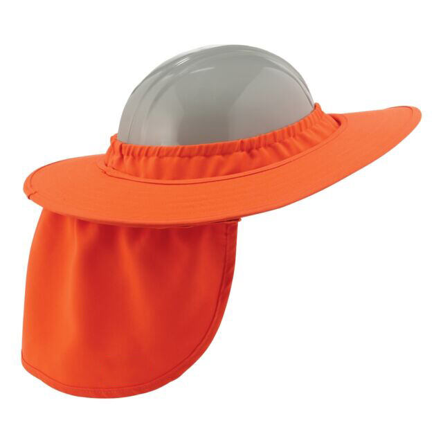 High Visibility Reflective Hard Hat Sun Shield Full Standard Brim Mesh Sunshade Reflective Helmet Brim manufacture