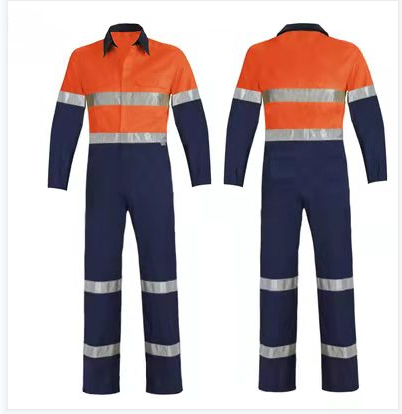 High Visibility Long Sleeve Color Block Work Shirt Hi Vis Mining Work Shirts Miner's Uniform manufacture