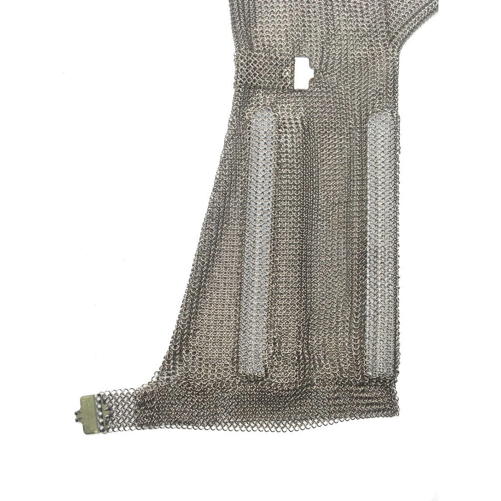 Hook Belt 8cm Long Cuff  304L Stainless Steel Mesh Butcher Slaughter Chain Mail Gloves manufacture