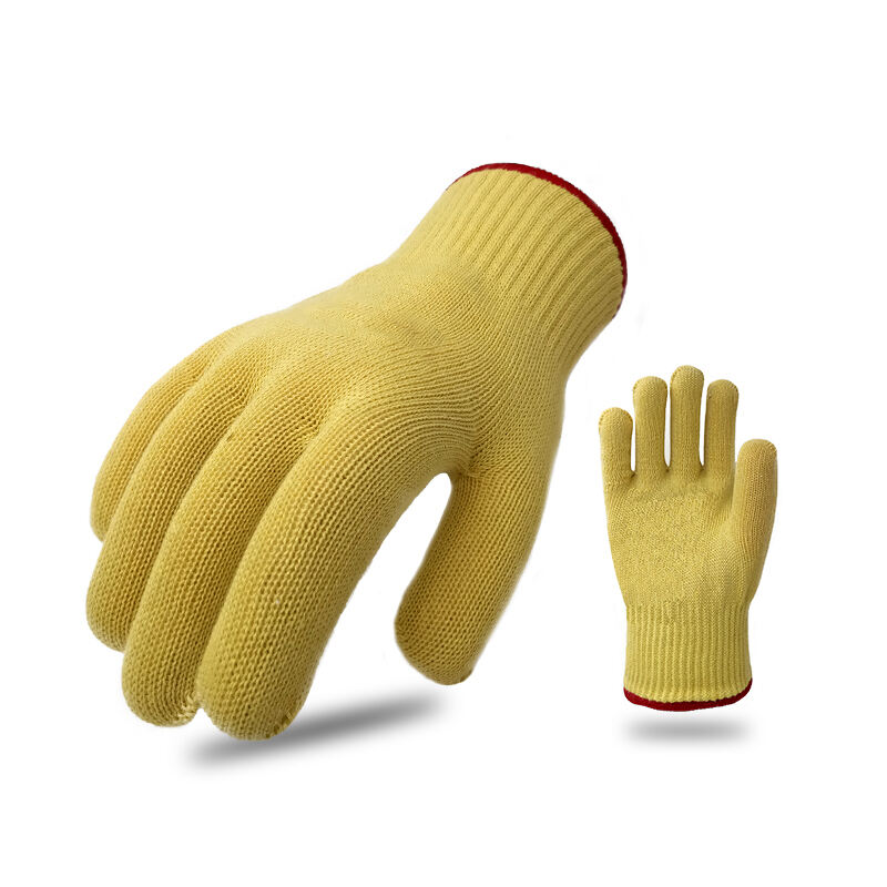 Factory Ready Stock 10G Para-aramid Double Layer Heat Resistant Kitchen Cooking Safety Gloves supplier