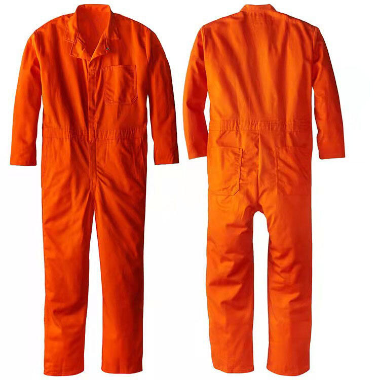 High Quality Workwear 88%Cotton12%Nylon Flame Retardant Coverall Fire Resistance Clothing Pilot Coveralls with Reflector manufacture