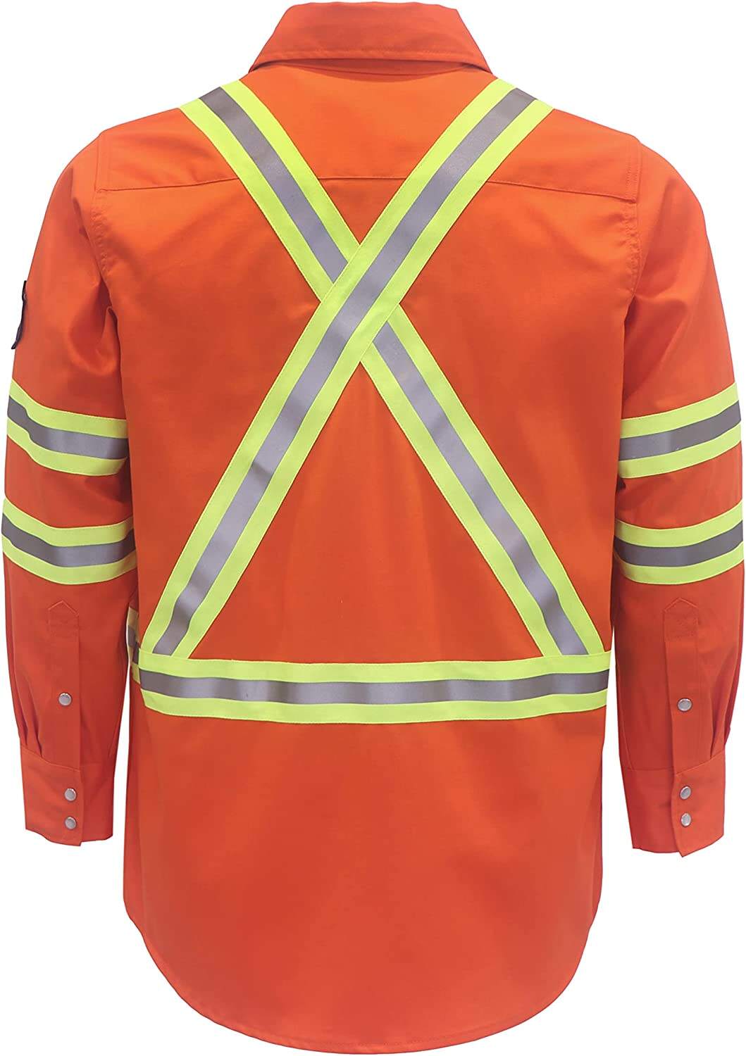 Wholesale NFPA 2112 FR 100% Cotton Fireproof Reflective Tape Shirt Flame Retardant Industrial Workwear Safety suit supplier