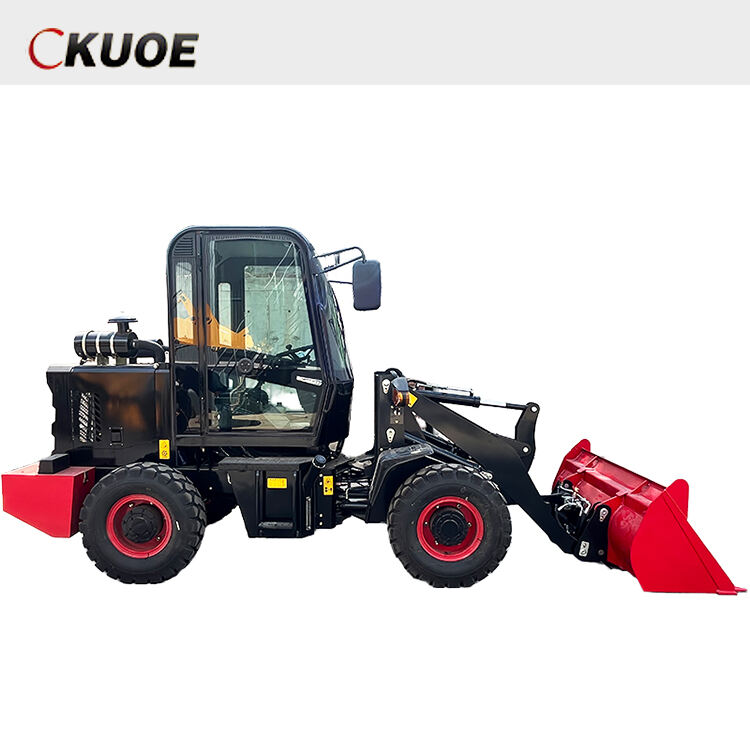 Hot Sale CE Mini Front End Loaders Engine Telescopic 4-Wheel Small Loader for Machinery Repair Shops New and Affordable factory