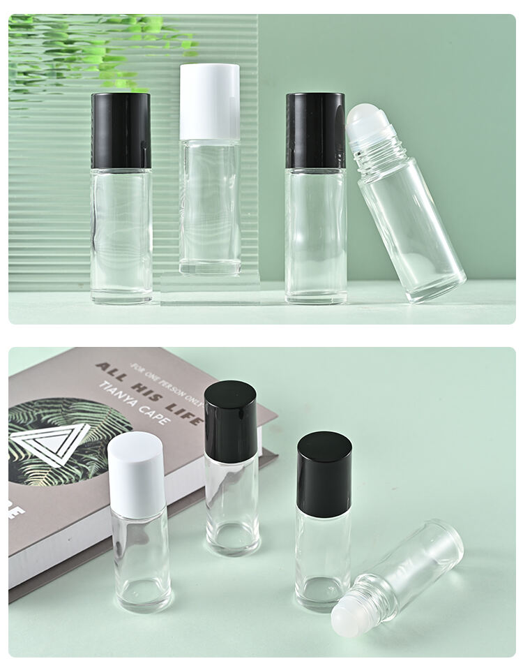 30ml wholesale Perfume Glass Bottle essential oil roller bottles cosmetic packaging manufacture